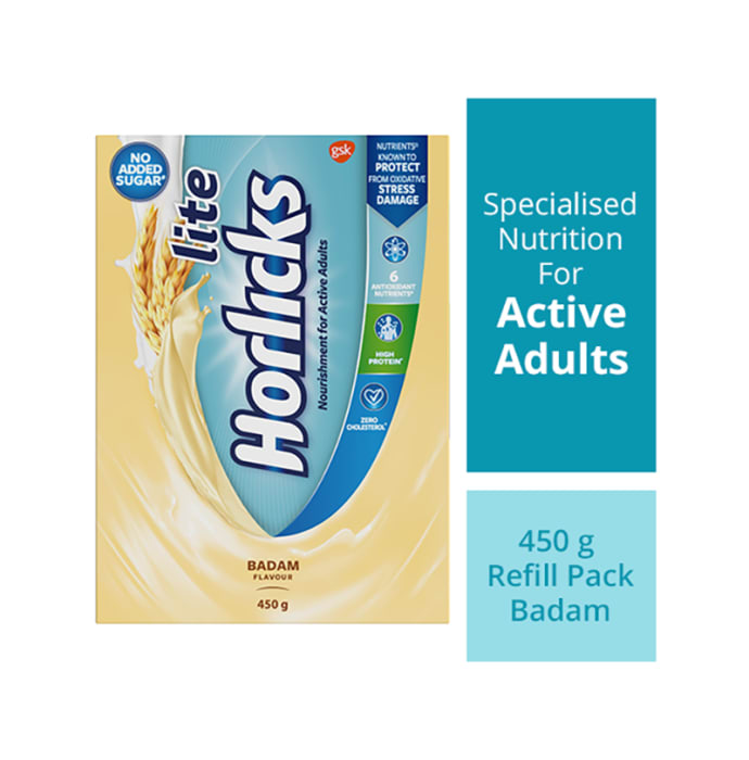 Horlicks lite refill pack badam